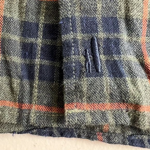 Johnnie O Hangin Out Multicolored Plaid Long Sleeve Button Up Flannel Shirt 2XL - Picture 4 of 6